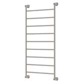 Lillian Heated Fienza Towel Rail 9 Bars 600 X 1208 X 95mm - Brushed Nickel